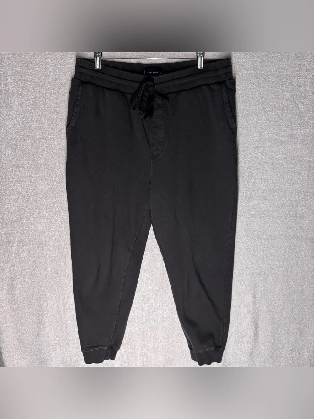 Lucky Brand Men's Black Drawstring Joggers